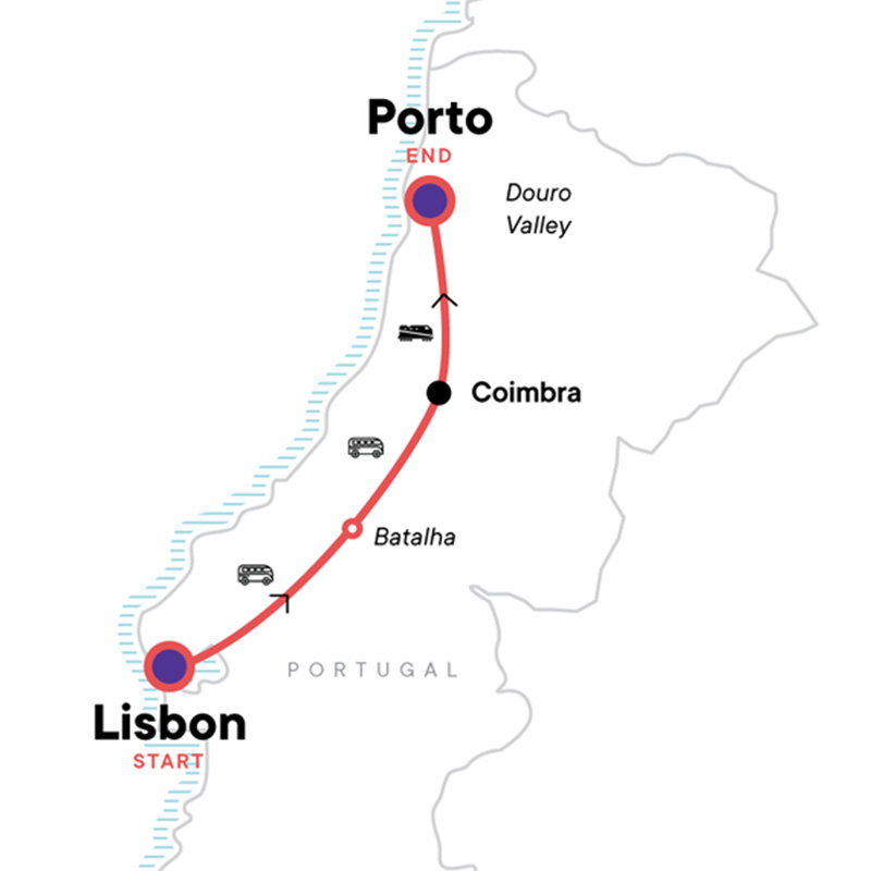 During the Highlights of Portugal, you will explore the seven hills of Lisbon, step back in history wandering charming hill towns, taste local delicacies and become a port wine connoisseur, soak up classic European culture.