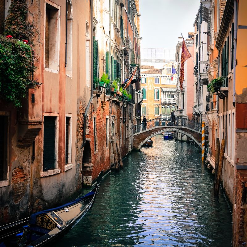 Venice is the heart and soul of romance.