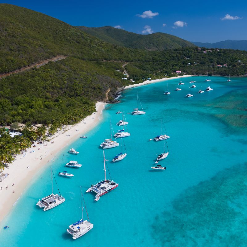 Day 3 of Treasure Islands cruise with Red Orchid Women’s Travel - Once the hideaway for a Dutch pirate of the same name, Jost van Dyke welcomes visitors with first-rate hiking trails and the best beaches in the British Virgin Islands.