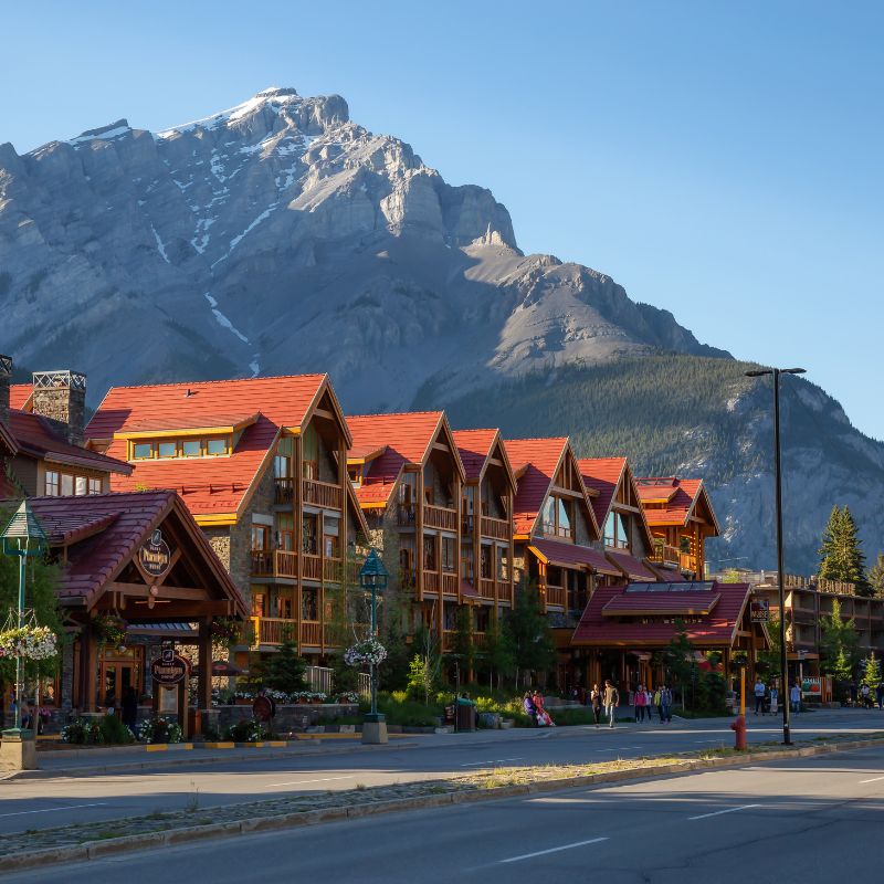 The Rocky Mountaineer adventure with Red Orchid Travel will have a stop in Banff, Canada.