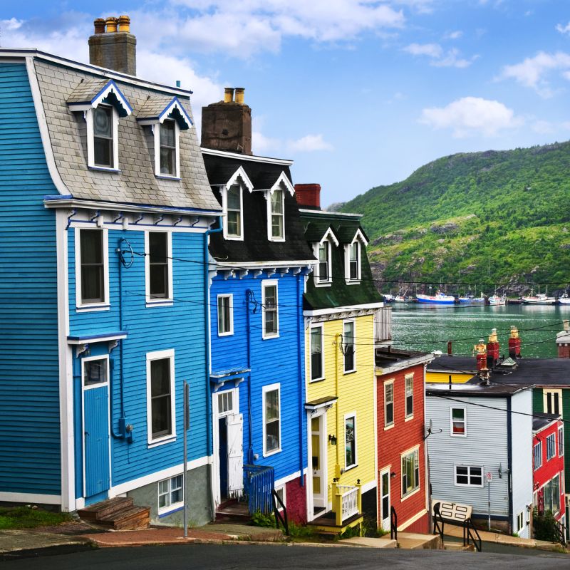 Photo of colourful building of St. Johns, Newfoundland