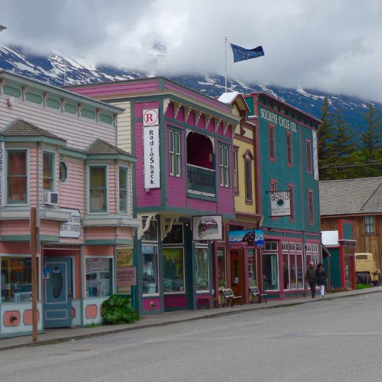 the town of Skagway, Alaska