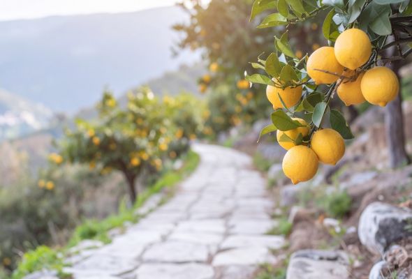 You’ll trek the rugged Path of Lemons — an ancient, hilly route that links Minori with the nearby town of Maiori.