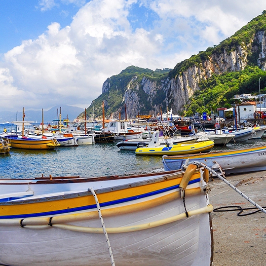 Take the day to explore the lively city of Naples on your own. Perhaps you’ll join an optional excursion and sail to the enchanting Isle of Capri, where you’ll reach the world-famous Piazzetta and explore this island paradise of chic boutiques, lush vegetation, and outdoor cafés.