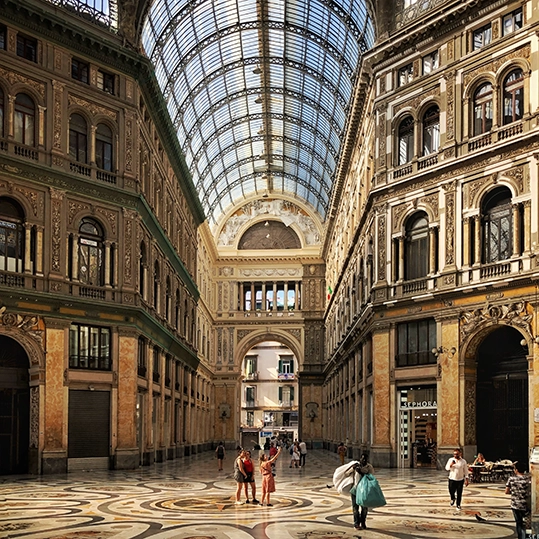 Arrive in Naples, a vibrant mecca for locals and travelers alike. Volcanic landscapes give way to medieval architecture and Grecian lanes, creating a unique culture exclusive to Naples. As arrival times will vary, there is no scheduled sightseeing today. Spend the day as you wish, exploring the city independently. Toast to the start of your Italian getaway, looking out over the deep blue Bay of Naples to Mt. Vesuvius looming in the distance.