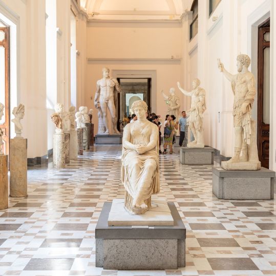 During your afternoon at leisure, consider visiting the nearby National Archeological Museum and peruse relics from Pompeii and Ercolano.