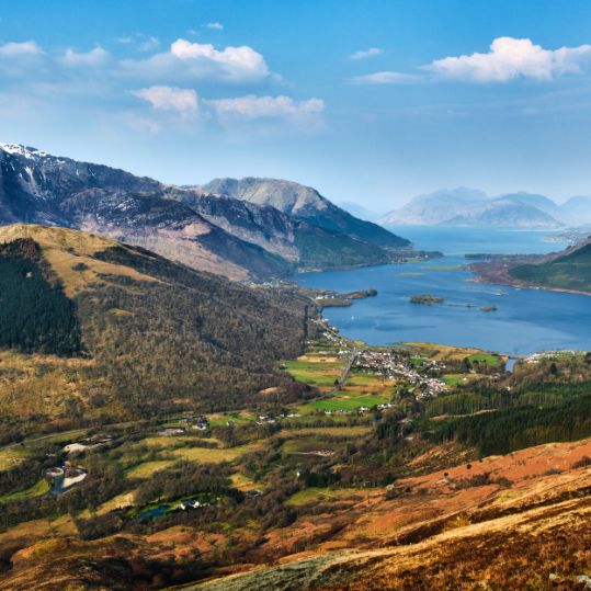 Scotland's most famous and most scenic Highland glen, Glencoe is also steeped in history. Also known as the weeping valley, it was the site of the 1692 massacre of the MacDonald clan